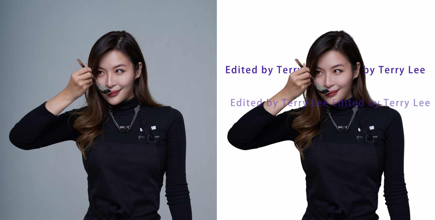 Photo Background Removal Example